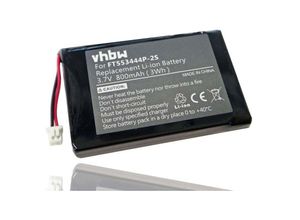 4250318650596 - Vhbw - Li-Ion Akku 800mAh (37V) kompatibel mit Funkgerät Walkie Talkie Stabo Freecomm 600 Set pmr 446 20640 Topcom Twintalker 7100 Ersatz für