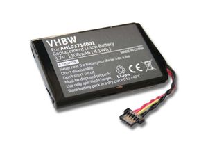 4250318663343 - vhbw Li-Ion Akku 1100mAh kompatibel mit GPS Navi TomTom Go 750 Go 750 Live Go 740 Go 740 Live Go 740TM Ersatz für 4CP000206 VF1A AHL03711012