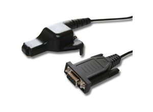 4250318674066 - Programmierkabel RS-232 kompatibel mit Motorola astro FuG-10b FuG-11b FuG-13B GP1200 GP900 HT1000 Funkgerät - Seriell Adapter Schwarz - Vhbw