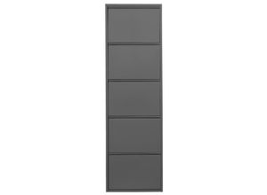 4250327308099 - HEINE HOME Schuhschrank Schränke Gr H B T ca 103 50 15 cm 3 Klappen grau (anthrazit) Schuhkipper Schuhschränke