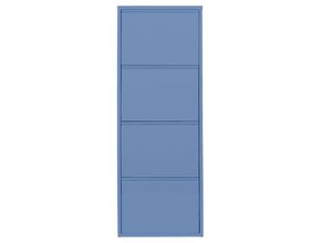 4250327313437 - HEINE HOME Schuhschrank Schränke Gr H B T ca 103 50 15 cm 3 Klappen blau (rauchblau) Schuhkipper Schuhschränke