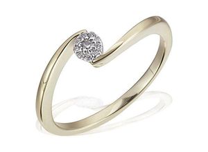 4250345158096 - Diamantring GOLDMAID Fingerringe Gr 17 Gelbgold 585 goldfarben Damen Diamantringe