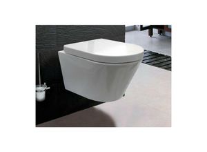 4250347314094 - Luxus-Wand-Hänge-WC Toilette Softclose CH1088 - Bernstein