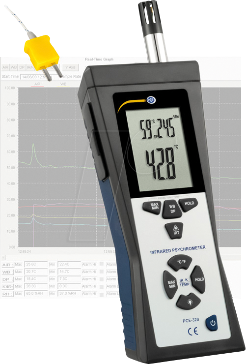 4250348700322 - Instruments PCE-320 Luftfeuchtemessgerät (Hygrometer)