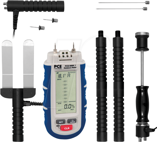 4250348710505 - Pce Instruments - Feuchtemessgerät pce-mmk 1 für Holz Baustoffe und Papier