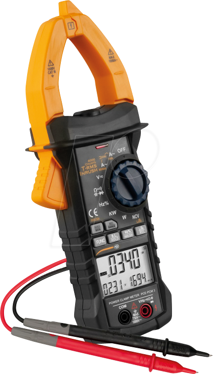 4250348719089 - Pce Instruments - Zangenmessgerät pce-pcm 3 zur Einphasenmessung