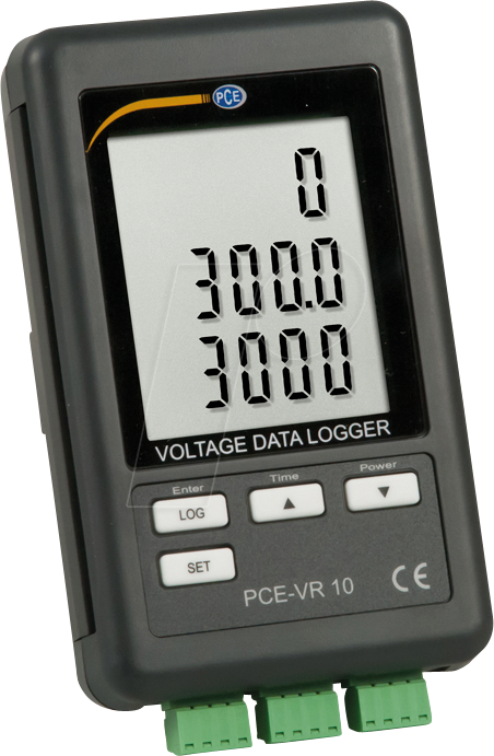 4250348719355 - Pce Instruments - Spannungs-Datenlogger pce-vr 10 für 0  3000 mV 3 Eingangskanäle einstellbare Speicherrate