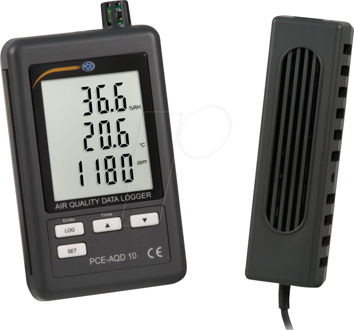 4250348719362 - Instruments PCE-AQD 10 PCE-AQD 10 Multi-Datenlogger Messgröße CO2 Luftfeuchtigkeit Temperatur