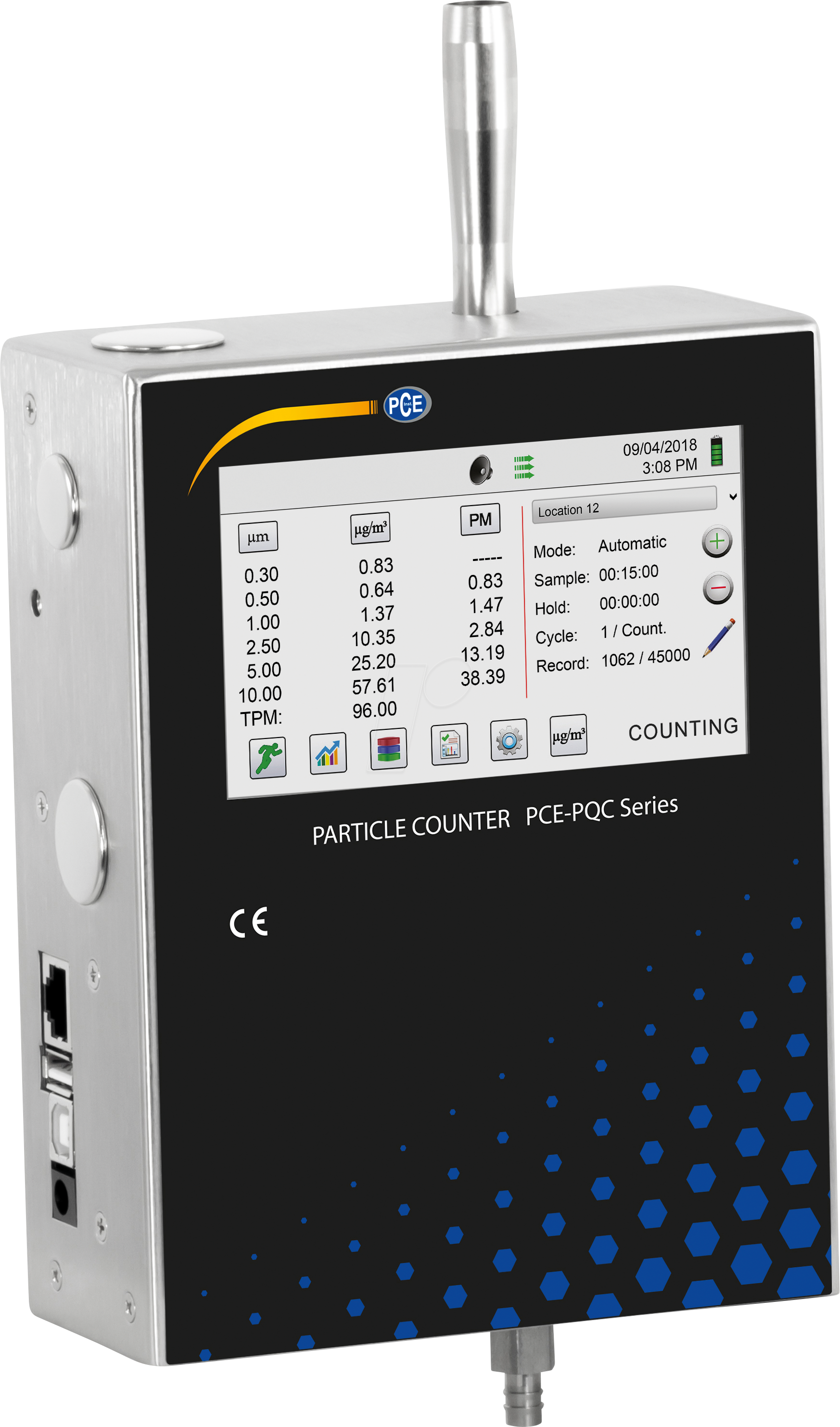 4250348720641 - PCE PQC 32EU - Partikelzähler PCE-PQC 32EU