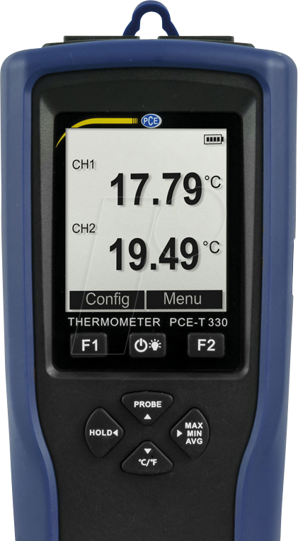 4250348722720 - Pce Instruments - Präzisionsthermometer pce-t 330 mit zwei Kanälen