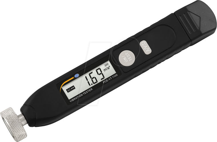 4250348728852 - Pce Instruments - Beschleunigungsaufnehmer pce-vt 1100M Messung von Beschleunigung Schwingungsgeschwindigkeit und Verschiebung