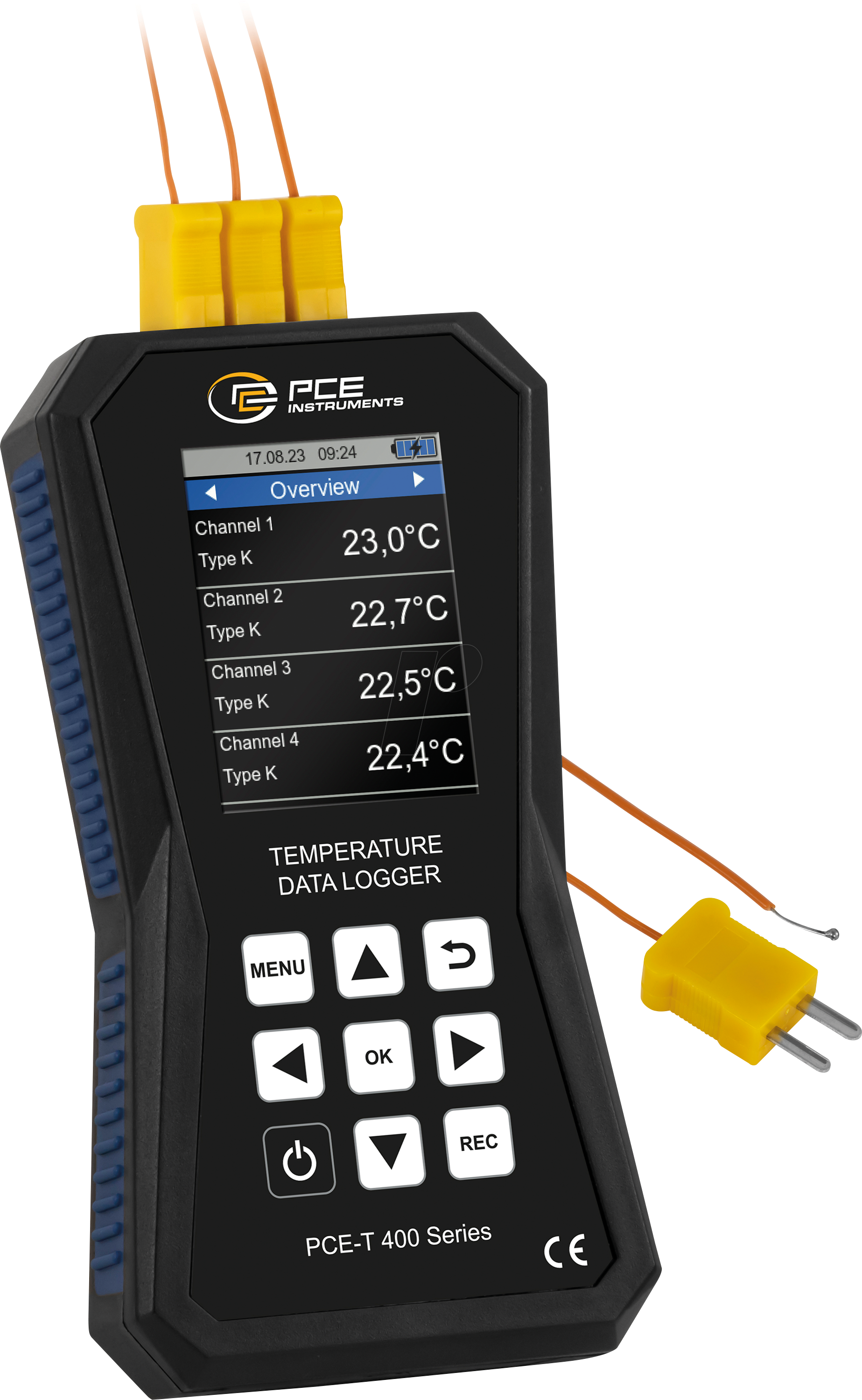 4250348733160 - Instruments PCE-T 420 PCE-T 420 Temperatur-Datenlogger Messgröße Temperatur -200 bis 1800 °C PDF Funktion