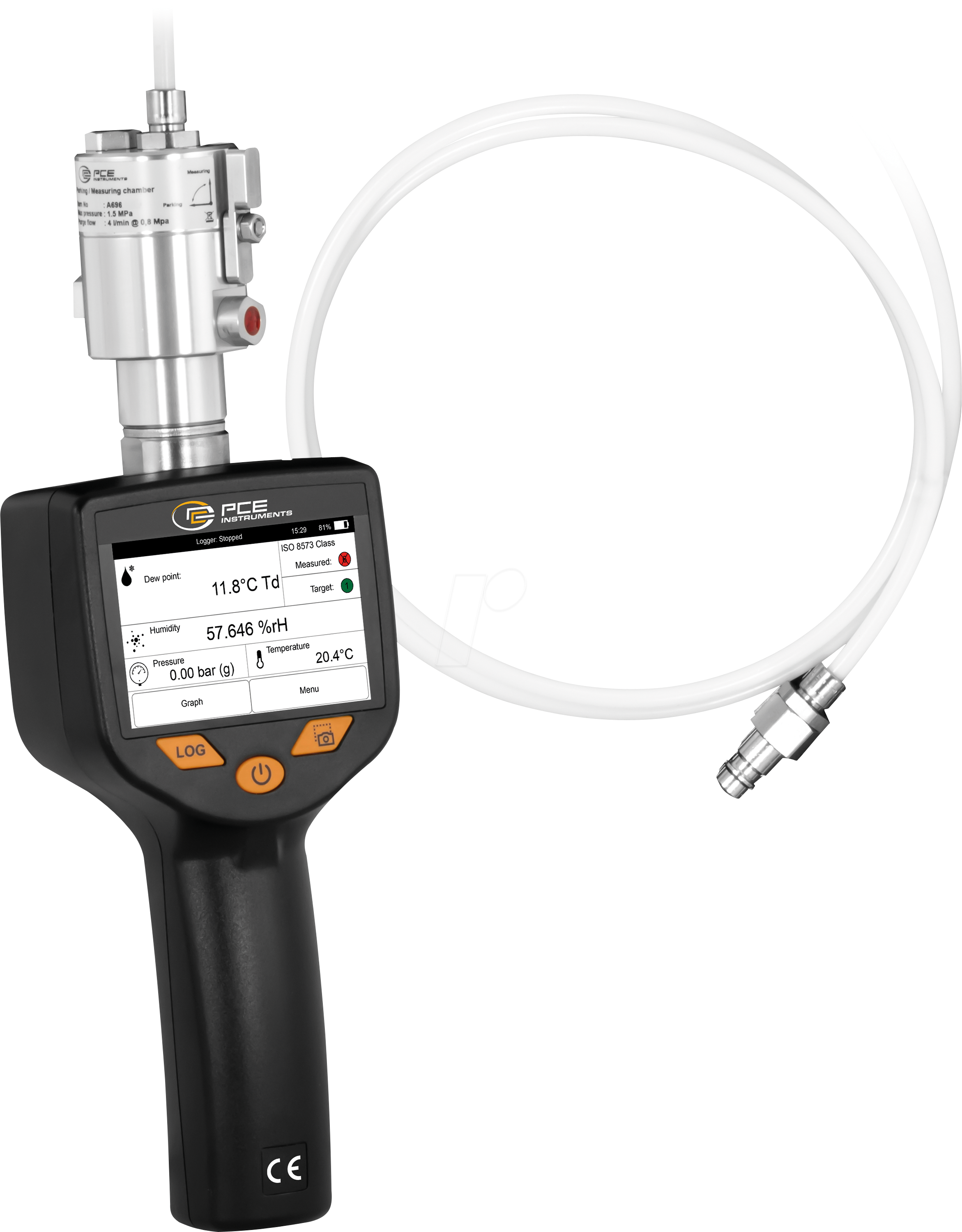 4250348733634 - Instruments PCE-DPM 10 Luftfeuchtemessgerät (Hygrometer) Datenloggerfunktion Taupunkt- Schimmelwarnanzeige