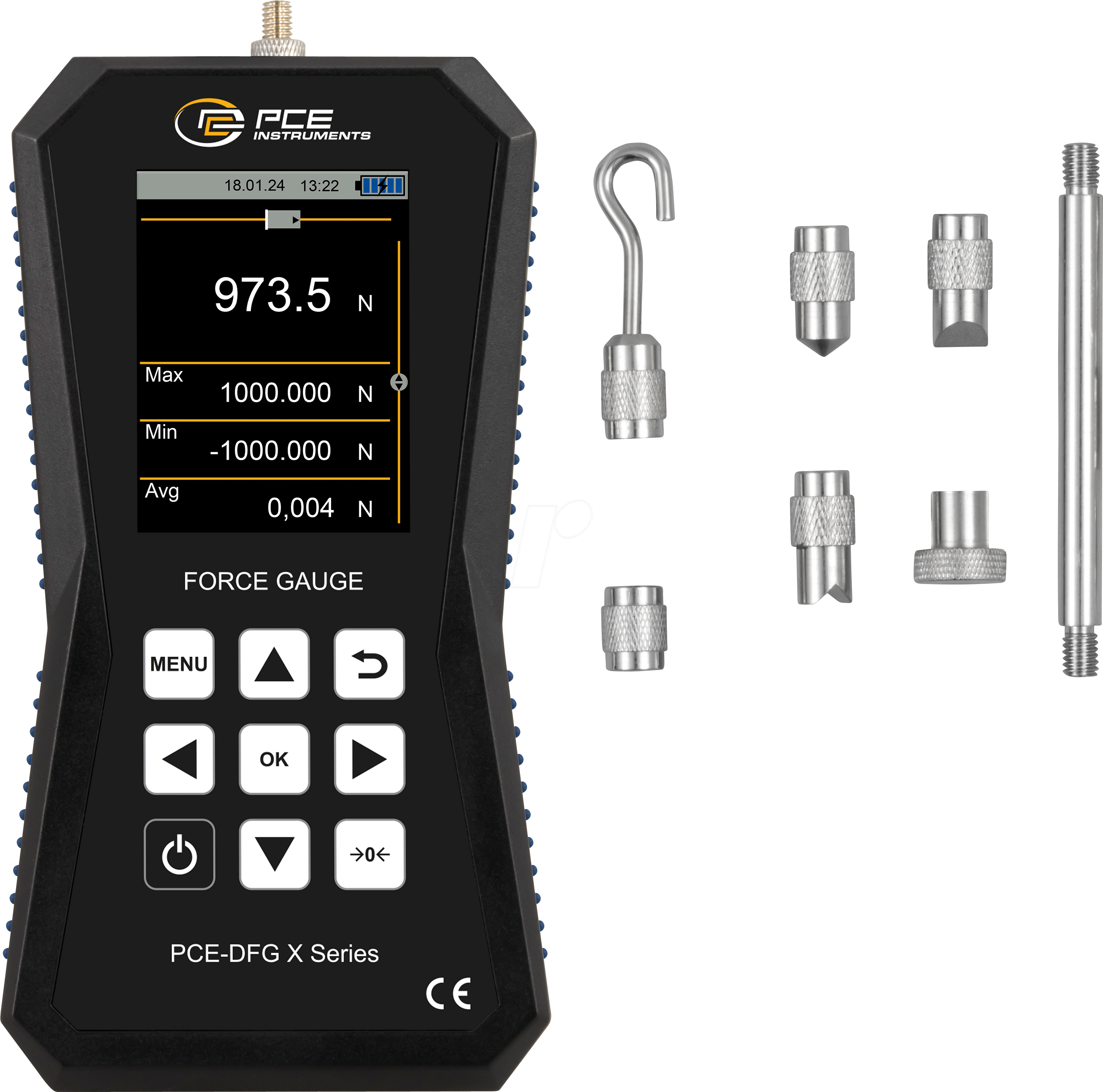 4250348734921 - PCE DFG 1000 X - Kraftmessgerät PCE-DFG 1000 X 0 - 1000 N