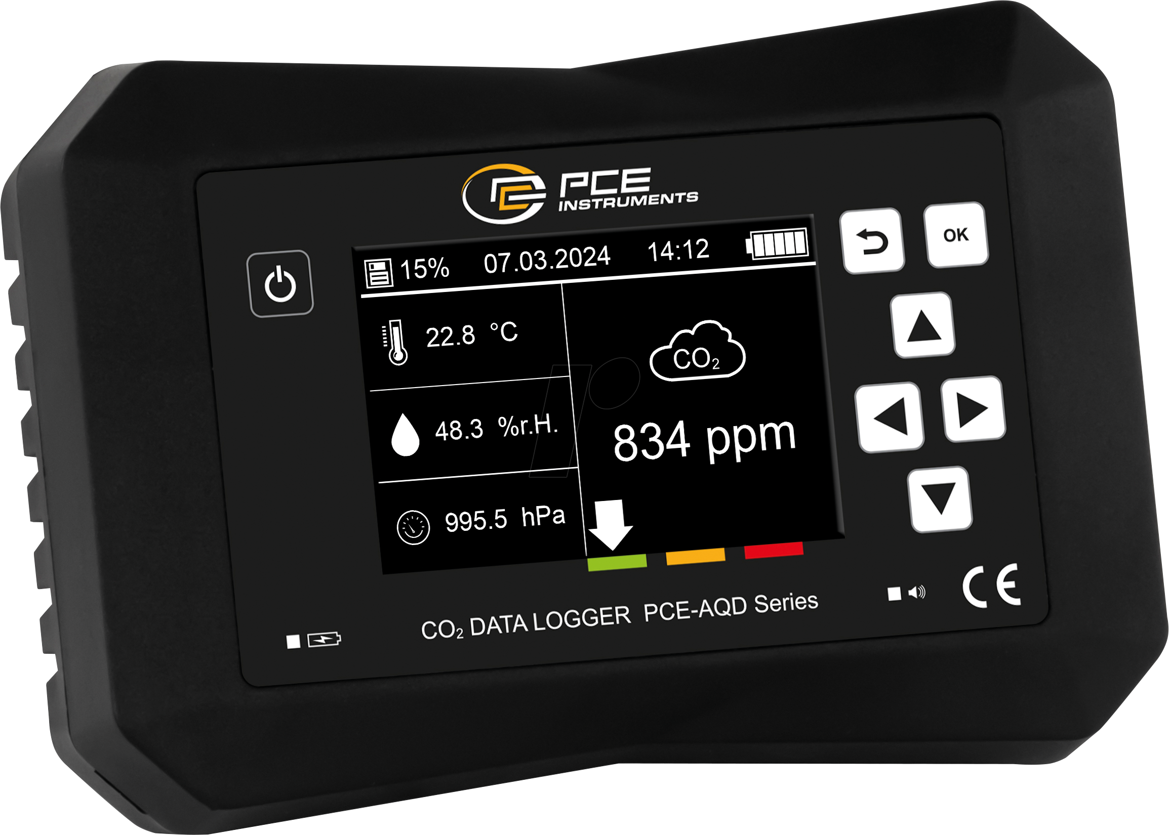 4250348736642 - PCE AQD 50A - CO2 - Messgerät PCE-AQD 50A