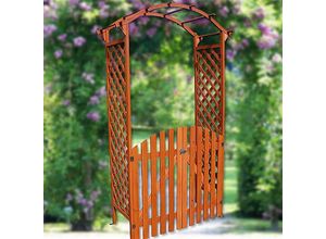 4250357315289 - - Rosenbogen Pergola Torbogen holz Rankhilfe Spalier Blumenkübel Tür Tor neu