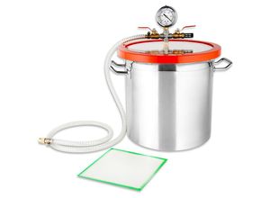 4250357329095 - - Vakuumkammer Edelstahl Harzfalle 17L 28CM Entgasungskammer Vacuum Chamber neu