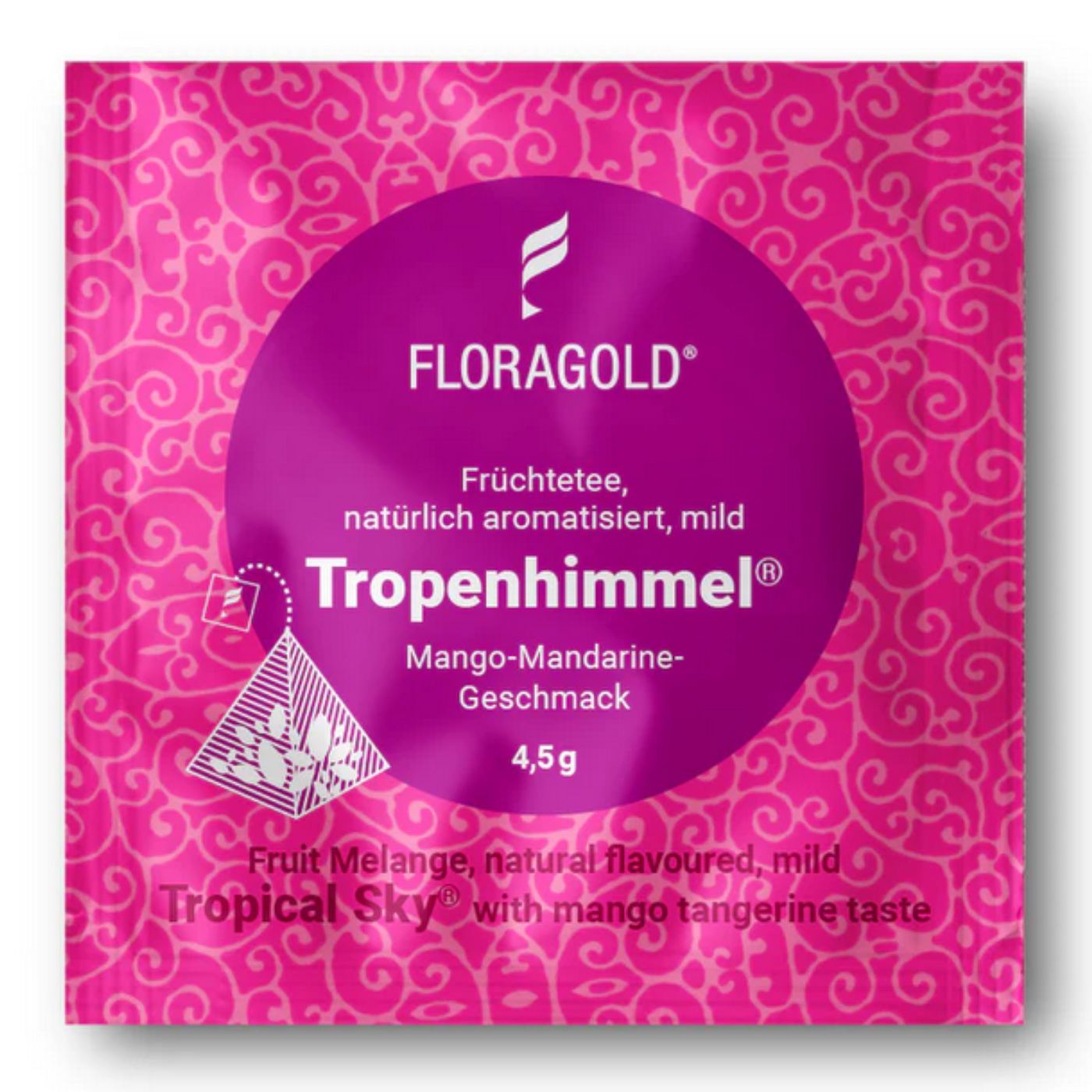 4250363621091 - Früchtetee TROPENHIMMEL® mild natürlich von Floragold 100er Pyramidenbeutel