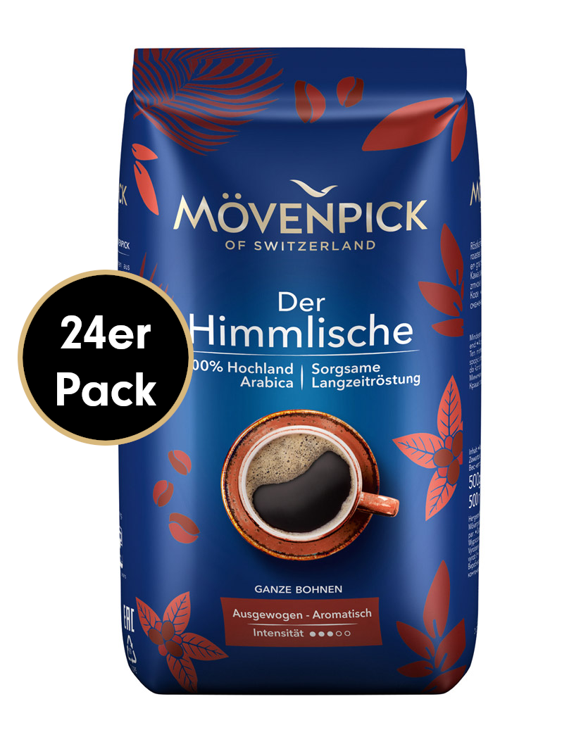 4250363622999 - Kaffee-Mega-Sparpaket DER HIMMLISCHE von Mövenpick 24x500g Bohnen