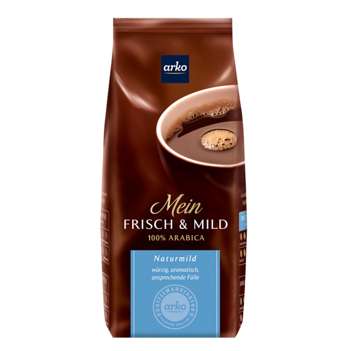 4250363624160 - Kaffee-Sparpaket FRISCH & MILD naturmild von arko 12x500g gemahlen 4250363624160 - Kaffee-Sparpaket FRISCH & MILD naturmild von arko 12x500g gemahlen