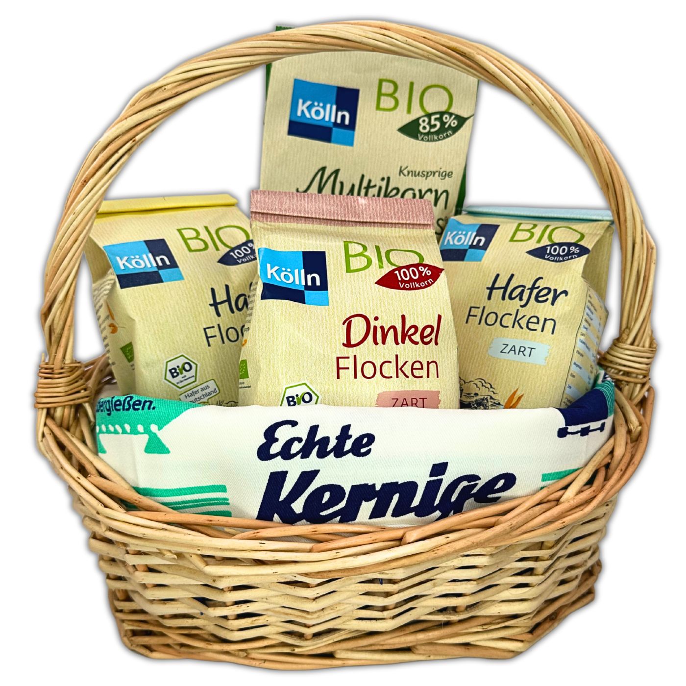 4250363625983 - Geschenkkorb BIO-LIEBE mit Bio Produkten von Kölln