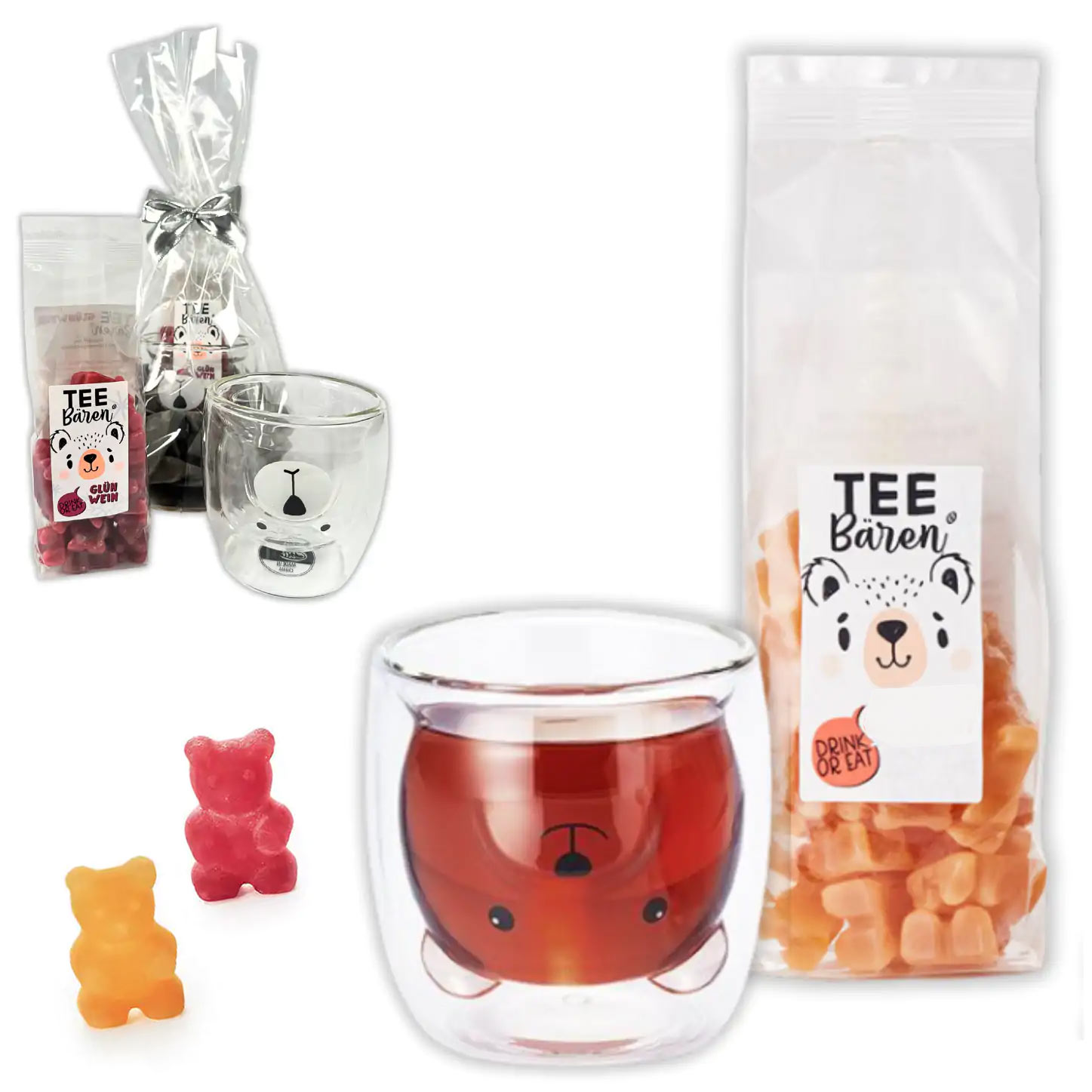 4250363626010 - Geschenkset TEE-BÄREN® WINTER mit Tee-Glas von Dethlefsen & Balk