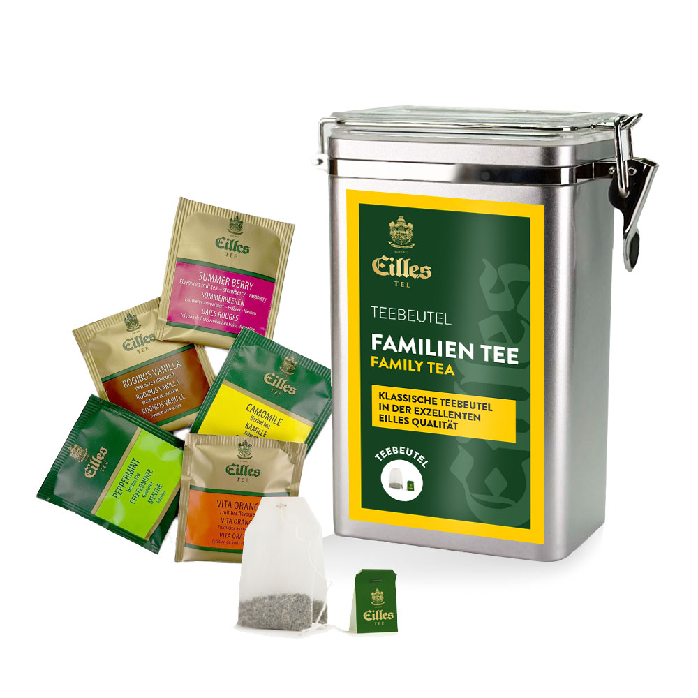 4250363626287 - FAMILY TEE Aromadose mit 5 Sorten EILLES Deluxe Teebeutel für die Familie