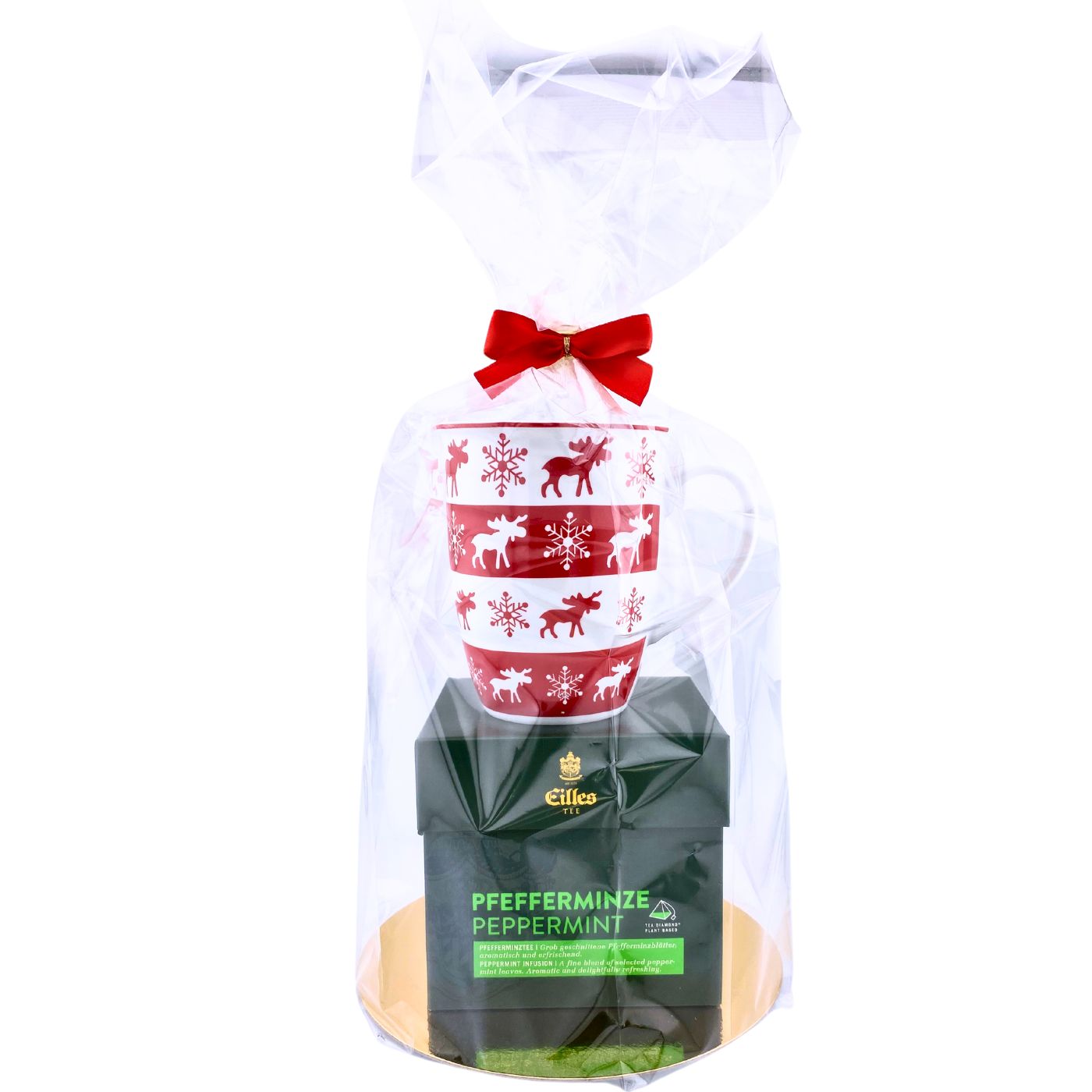 4250363626423 - EILLES Geschenkset Tea Diamonds mit weihnachtlicher Elchtasse