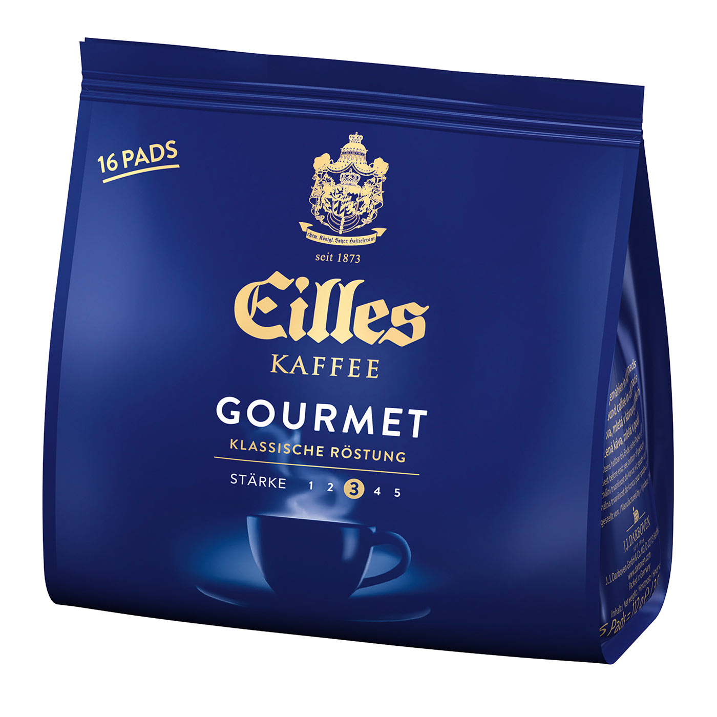 4250363626713 - EILLES Gourmet Kaffeepads 6x16 Stück