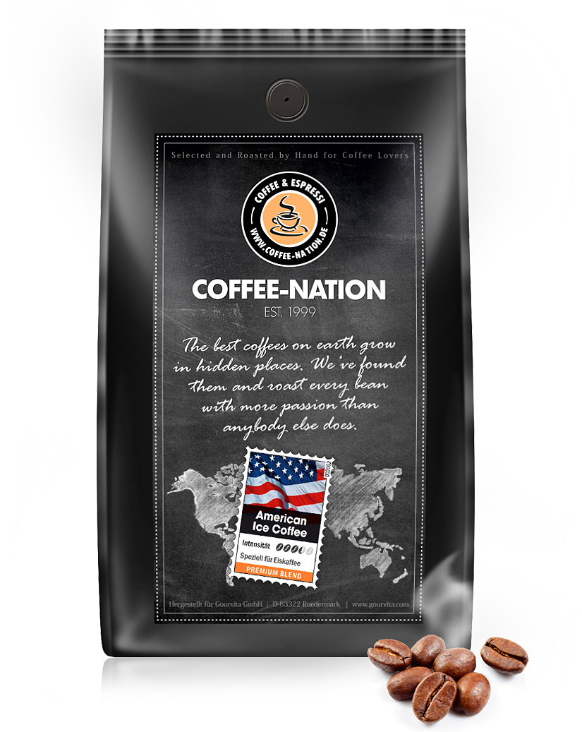 4250363627529 - Kaffee AMERICAN ICE COFFEE von Coffee-Nation 500g Bohnen