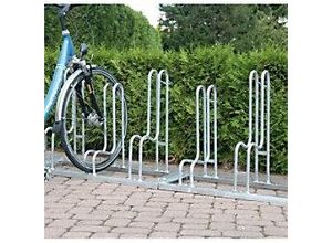 4250366514741 - WSM Fahrradständer einseitig hohe Haltebügel Länge 2100mm 6 Parkplätze