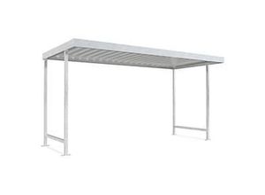 4250366526409 - Überdachungssystem Modell Leipzig einseitig Grundeinheit T 2200 mm B 4300 mm verzinkt 4250366526409 - Überdachungssystem Modell Leipzig einseitig Grundeinheit T 2200 mm B 4300 mm verzinkt