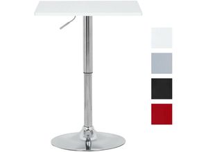 4250367101537 - Woltu - Stehtisch Bartisch Bistrotisch Partytisch Design Tisch mit Trompetenfuß drehbare Tischplatte aus robustem mdf höhenverstellbar Dekor