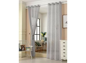 4250367166239 - Gardinen transparent mit Ösen Leinenoptik Vorhang Schal Deko Ösenvorhang Halbtransparent Stores Voile Fensterschal Leinenvorhang für Wohnzimmer 4250367166239 - Gardinen transparent mit Ösen Leinenoptik Vorhang Schal Deko Ösenvorhang Halbtransparent Stores Voile Fensterschal Leinenvorhang für Wohnzimmer