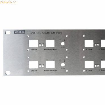 4250367758625 - 2wIP Frontplatte mit Montagematerial für 8 Adapter 180