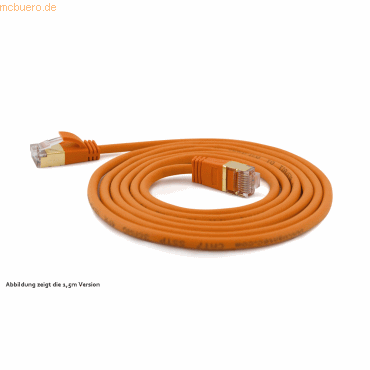 4250367771419 - wantecWire Patchkabel CAT7 extradünn SSTP orange 010m