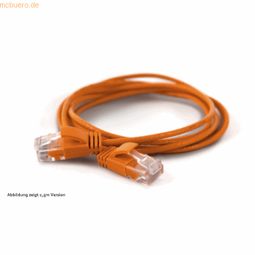 4250367772539 - wantecWire Patchkabel CAT6A (rund 28mm) UTP orange 010m