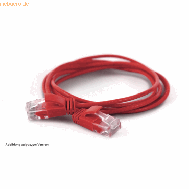 4250367772683 - wantecWire Patchkabel CAT6A (rund 28mm) UTP rot 020m