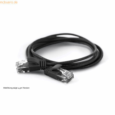 4250367773109 - wantecWire Patchkabel CAT6A (rund 28mm) UTP schwarz 020m