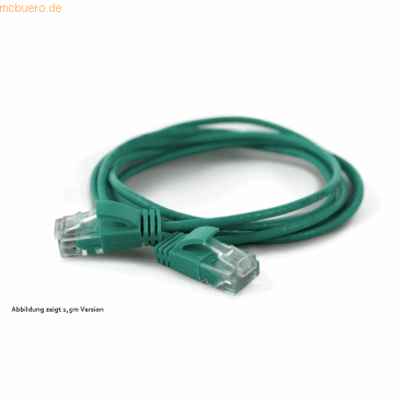 4250367773239 - wantecWire Patchkabel CAT6A (rund 28mm) UTP grün 010m