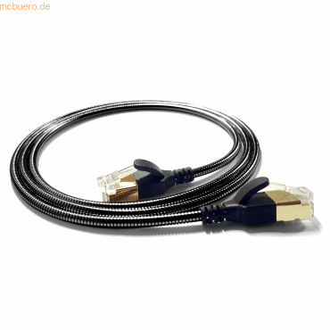 4250367776179 - wantecWire Patchkabel gepanzert CAT6a 38mm anthrazit 05m