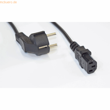 4250367779026 - wantecWire Kaltgerätekabel Schuko Stecker CEE7 7 Buchse IEC C1