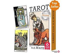 4250375102359 - Premium Tarot von AE Waite Tarotkarten (Pocket) - Arthur E Waite Gebunden