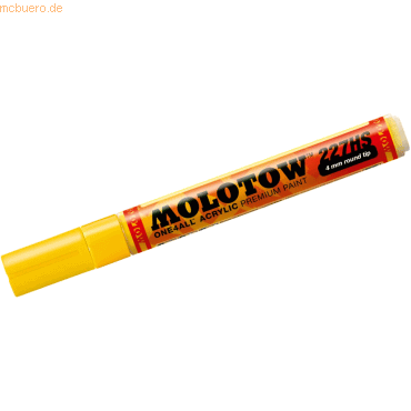 4250397600574 - Acrylmarker ONE4ALL ACRYLIC 227HS 4mm Nr 006 zinkgelb 4250397600574 Molotow