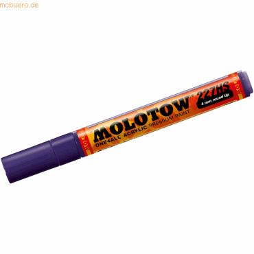 4250397600765 - Acrylmarker ONE4ALL ACRYLIC 227HS 4mm Nr 043 violett dunkel 4250397600765 Molotow