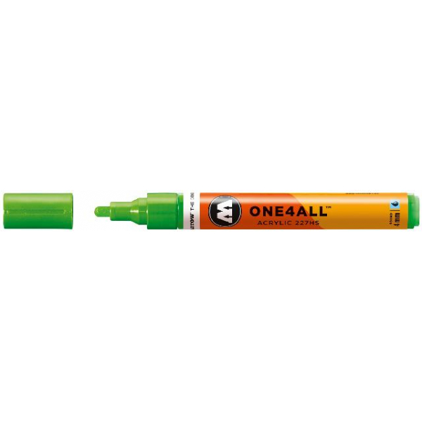 4250397600888 - Acrylmarker ONE4ALL ACRYLIC 227HS 4mm Nr 219 neongrün 4250397600888 Molotow