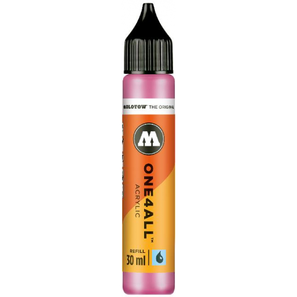 4250397601847 - Nachfüllflasche ONE4ALL ACRYLIC 30ml Nr 200 neonpink 4250397601847 Molotow