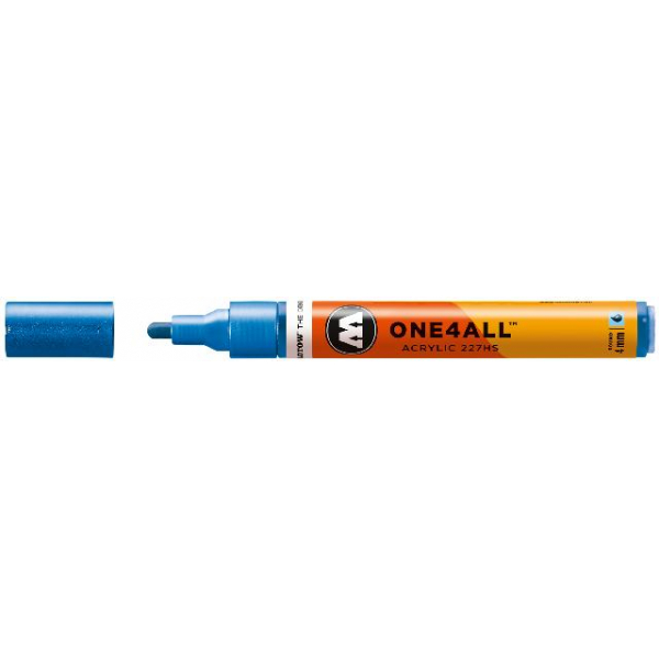 4250397606514 - Acrylmarker ONE4ALL ACRYLIC 227HS 4mm Nr 224 metallic blau 4250397606514 Molotow