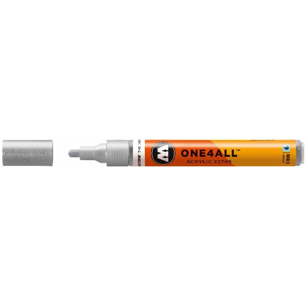 4250397606545 - Acrylmarker ONE4ALL ACRYLIC 227HS 4mm Nr 227 metallic silber 4250397606545 Molotow