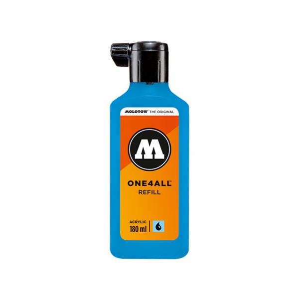 4250397623702 - Nachfüllflasche ONE4ALL ACRYLIC 180ml Nr 230 schockblau 4250397623702 Molotow